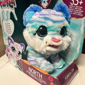 New North Interactive Plush Pet - Blue and White